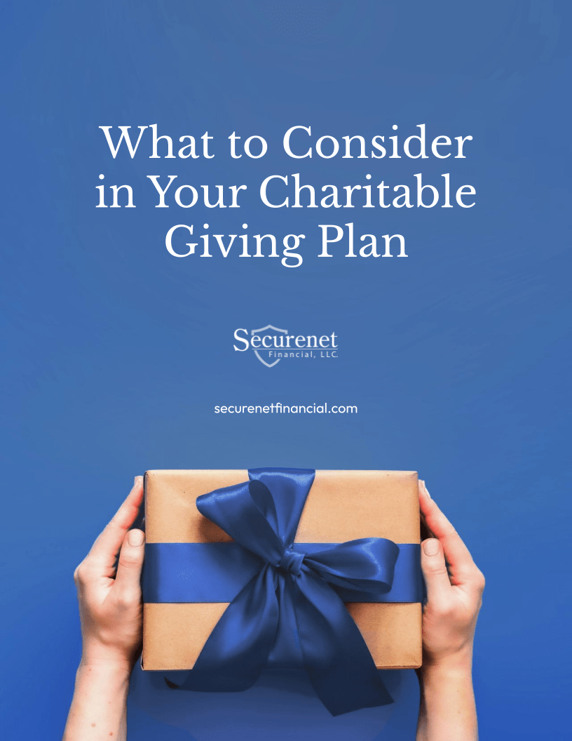 What To Consider In Your Charitable Giving Plan Securenet Financial